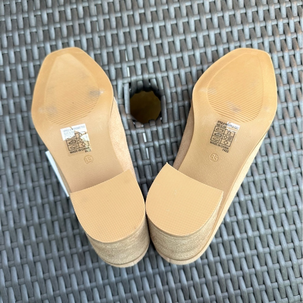 Joie Tan Block Heel Loafers - Picture 6 of 13